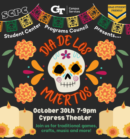 Join us to celebrate Dia de los Muertos, a Mexican traditional holiday!