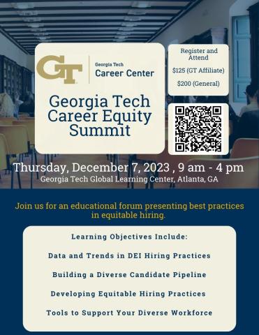 Georgia Tech Career Equity Summit Flyer