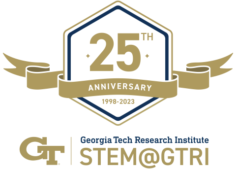 STEM@GTRI 25th Anniversary logo