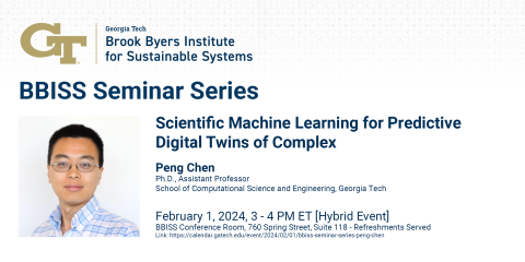 BBISS Speaker Series Banner for Peng Chen