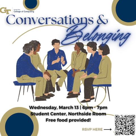 Conversations and Belonging workshop flyer