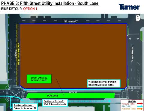 Logistics plan for Tech Square Phase 3 as of 4/16/24