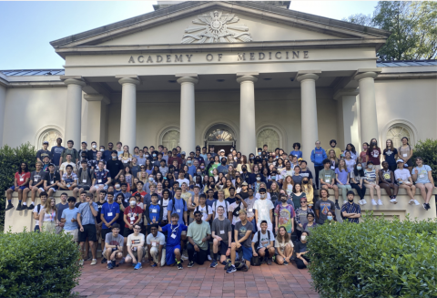 Students at the HP Incoming Student Retreat