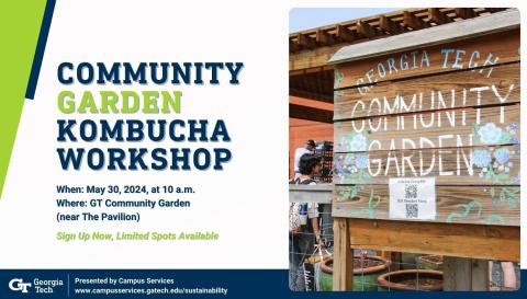 Community Garden Event flyer