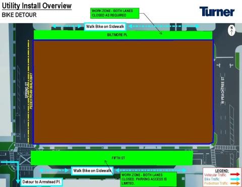 Construction impact Tech Square Phase 3 beginning May 20.