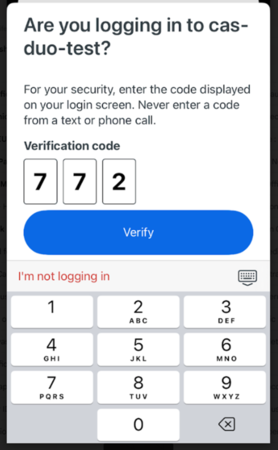 Verified Duo Push Mobile Demo