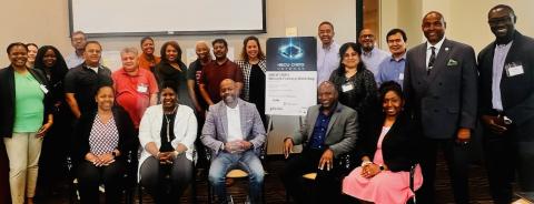 Attendees of the HBCU CHIPS Network meeting, where the Network's strategic direction and goals were determined.