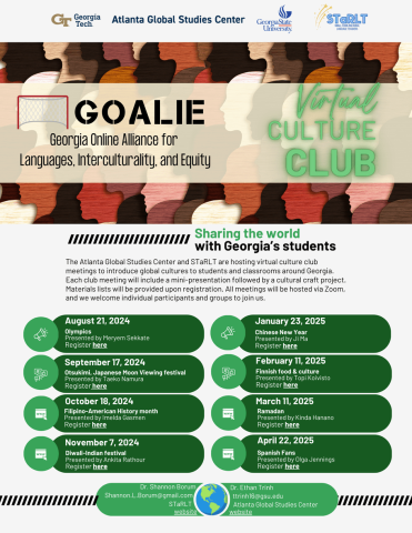 GOALIE Virtual Culture Club