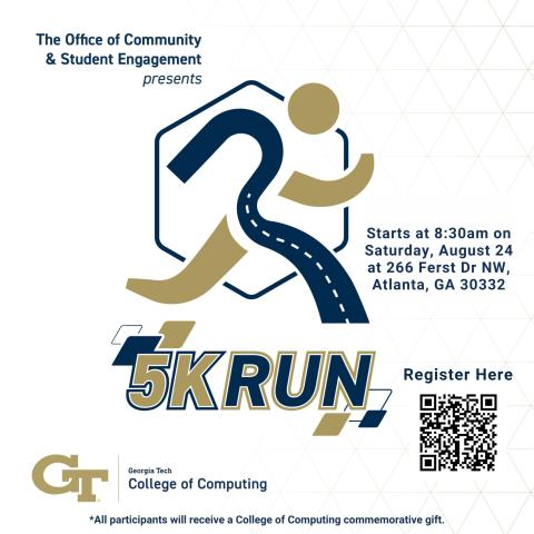 2024 GT Computing Community 5K flyer