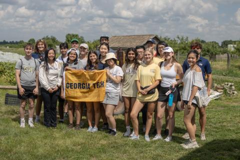 image of a student team in Hungary