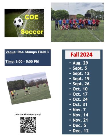 CoE Soccer Flyer