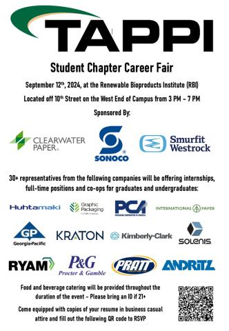 TAPPI Career Fair Flyer 2024