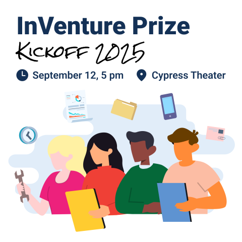 Promotional image for the InVenture Prize 2025 Kickoff event