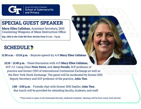 A/S Callahan Speaking Schedule