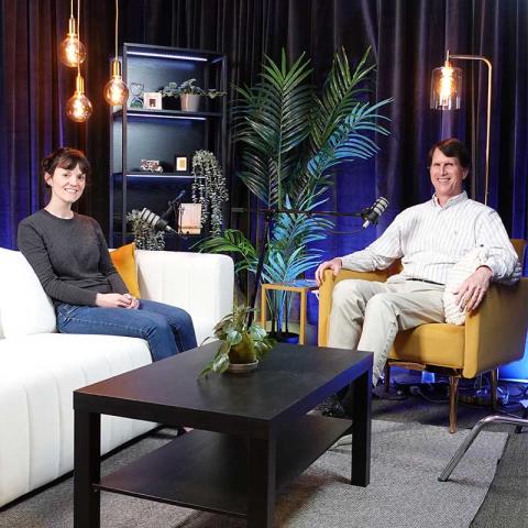 Eric Overby and Wendy Hagenmeier