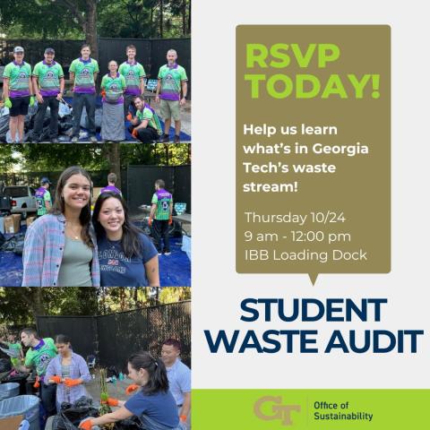 student waste audit graphic