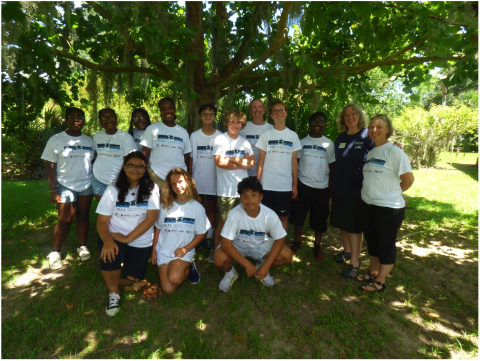 Rising Georgia 7th-8th graders learn how coastal areas are changing due to sea level rise. 