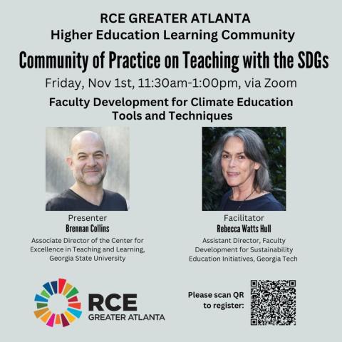 Nov.1 Community of Practice on Teaching with the SDGs