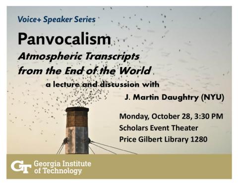 Panvocalism - J Martin Daughtry - Voice+ Speaker Series
