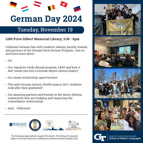 event graphic for German Day 2024 on 11-19-24