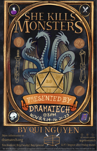 She Kills Monsters by Qui Nguyen Poster