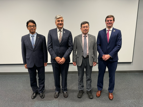 Leadership at the Memorandum of Understanding signing with the Korea Institute of Industrial Technology (KITECH).