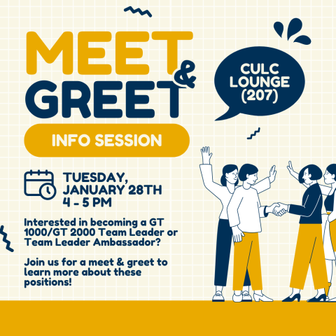 Meet & Greet Info Session
