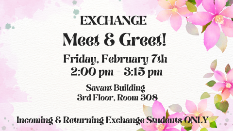 Exchange Meet and Greet 02-07-25 event graphic