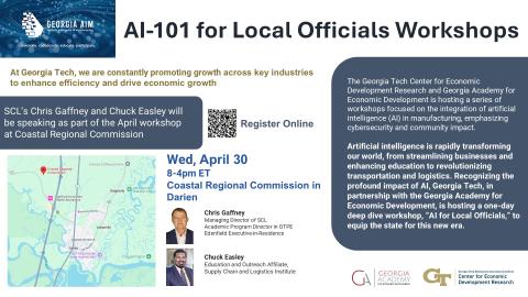 AI-101 for Local Officials Workshop (Darien, GA)