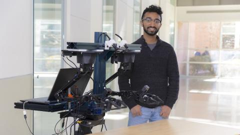 Georgia Tech Ph.D. student Simar Kareer is revolutionizing how robots are trained.