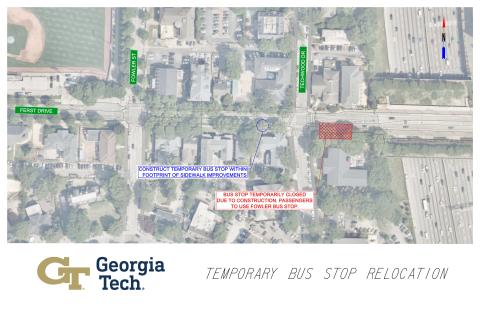 logistics plan for regents drive construction 