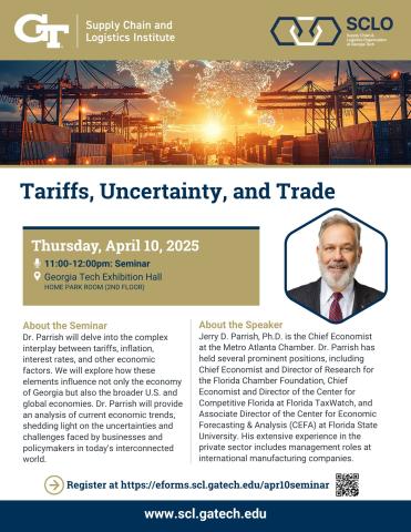 SCL IRC Seminar: "Tariffs, Uncertainty, and Trade"