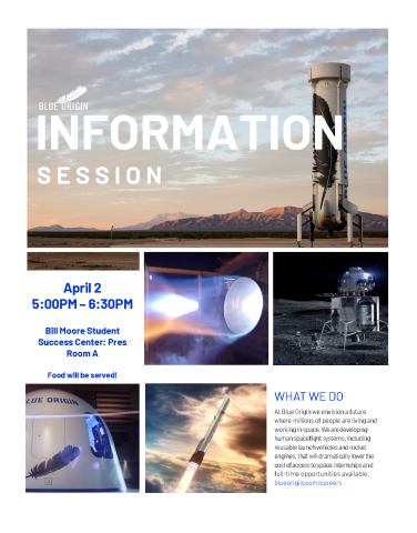 Blue Origin Information Session :: April 2, 2025