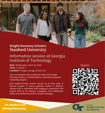 Flyer for KH Information Session