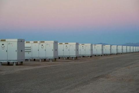  Series of Battery Storage Systems (Photograph: Bloomberg/Getty Images)