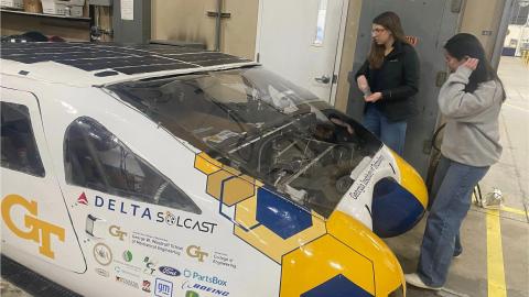 GT Solar Car (Credit: 11Alive News)