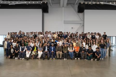 CREATE-X’s 12th cohort of Startup Launch with CREATE-X staff members and Atlanta leadership.