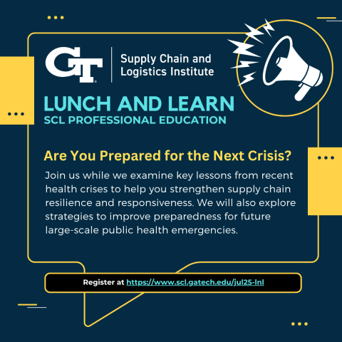 SCL Lunch and Learn: “Are You Prepared for the Next Crisis?"