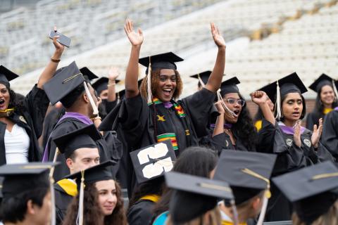 Photo from spring 2025 master's ceremony