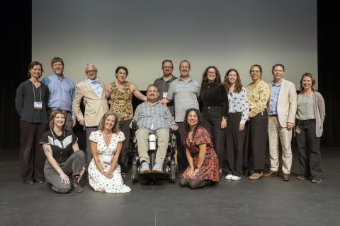 Storytellers, event organizers, and sponsor representatives at "Wired Lives."
