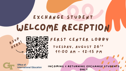 welcome reception flyer