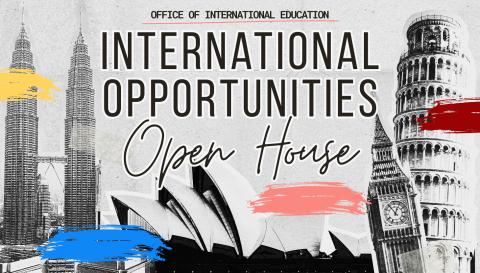 international opportunities open house flyer