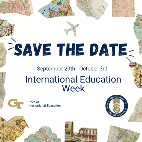 save-the-date flyer for international education week
