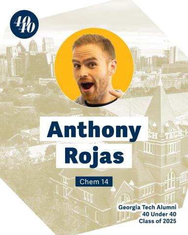Male headshot superimposed on Georgia Tech scenes.