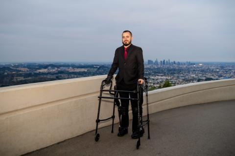 Ignacio Montoya stands in LA