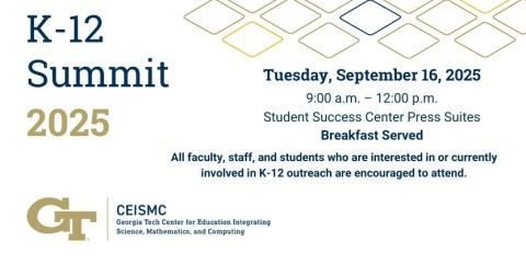 K-12 Summit will be held on Sept. 16 for the campus community.