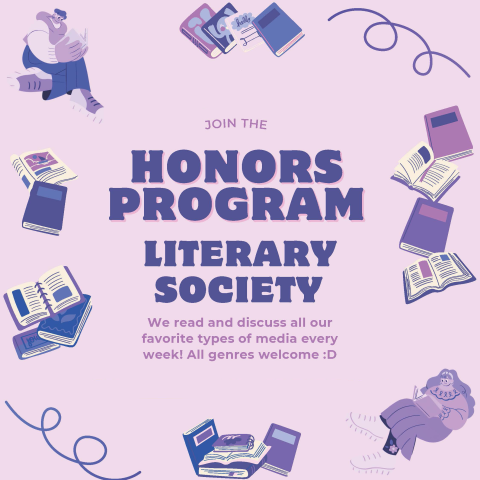 A general graphic for the John H. Martinson Honors Program Literary Society