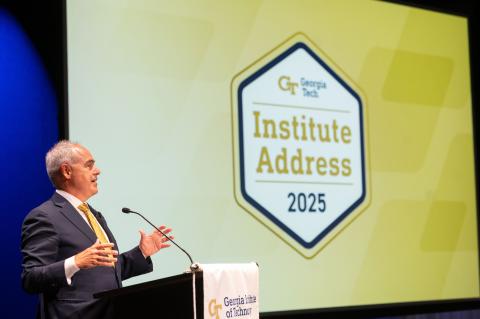 Georgia Tech President Ángel Cabrera. 