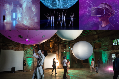 Colorful Interactive Arts Exhibit