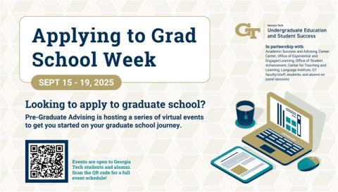 Applying to Grad School flyer